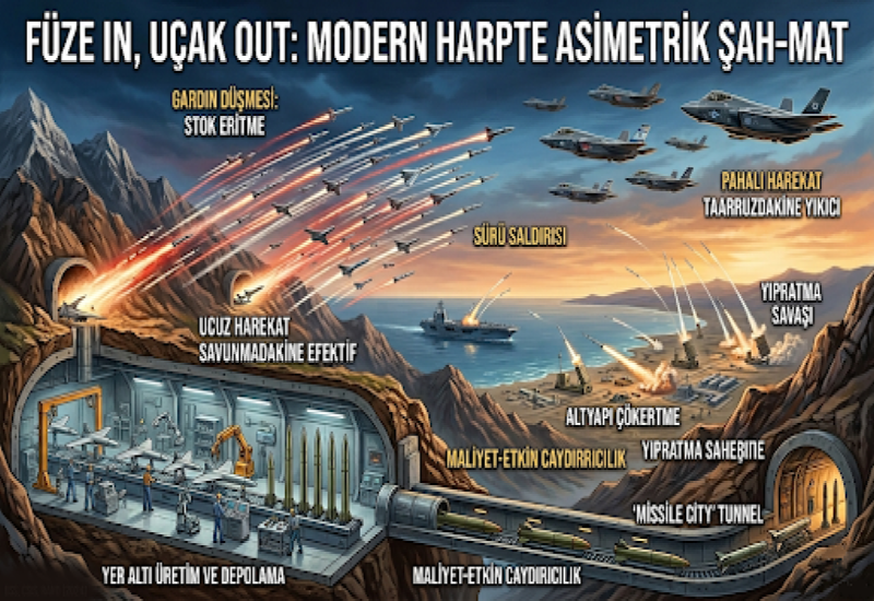 Modern Harp Doktrininde "Asimetrik Şah-Mat"...”Füze In Uçak Out”